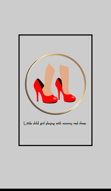 [LINE着せ替え] 女の子デザイン研究所⑦ - 赤い靴 -の画像1