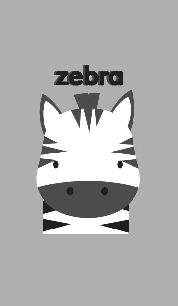 [LINE着せ替え] Simple zebra themeの画像1