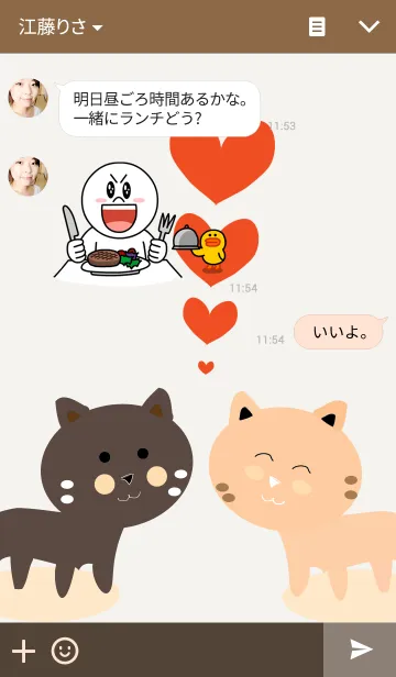 [LINE着せ替え] little cat themeの画像3