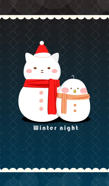 [LINE着せ替え] 冬の夜の画像1