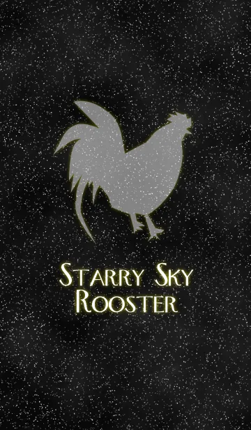 [LINE着せ替え] Starry Sky Rooster～星空の酉～の画像1