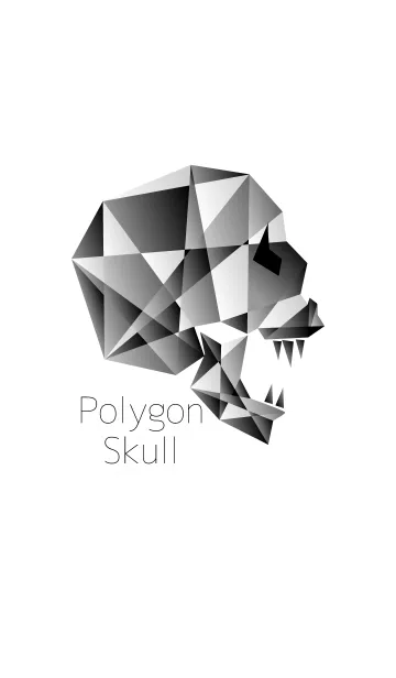 [LINE着せ替え] Polygon Skullの画像1