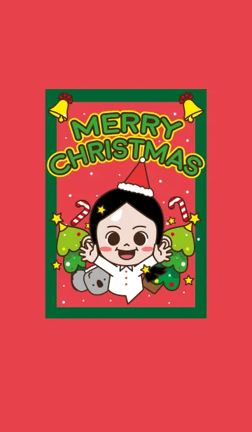 Mint-Meng Merry X'mas Themeの着せ替えメイン画像