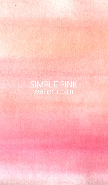 [LINE着せ替え] simple water pink colorの画像1