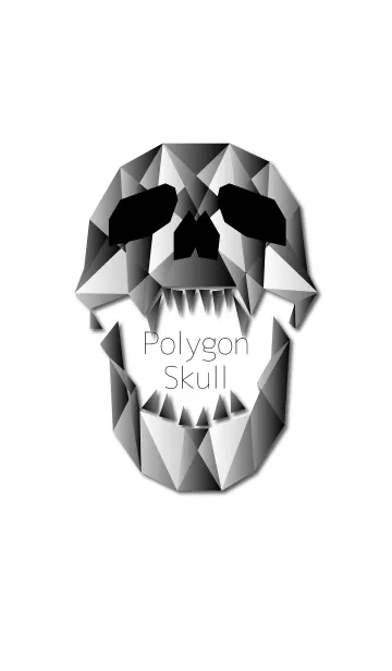 [LINE着せ替え] Polygon Skull 2の画像1