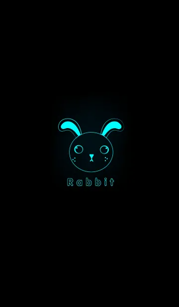 [LINE着せ替え] Blue rabbitの画像1