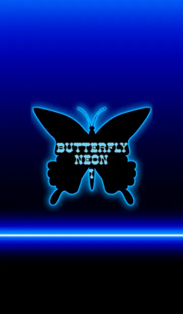 [LINE着せ替え] Butterfly neon1の画像1