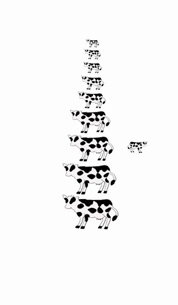 [LINE着せ替え] Alignment！Cow！moomoo！の画像1