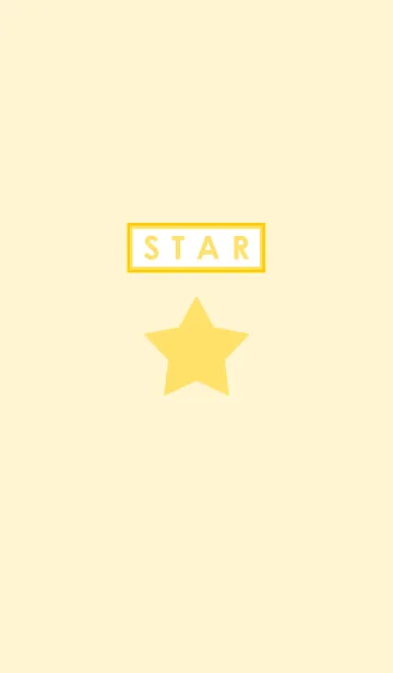 [LINE着せ替え] Star on Yellowの画像1