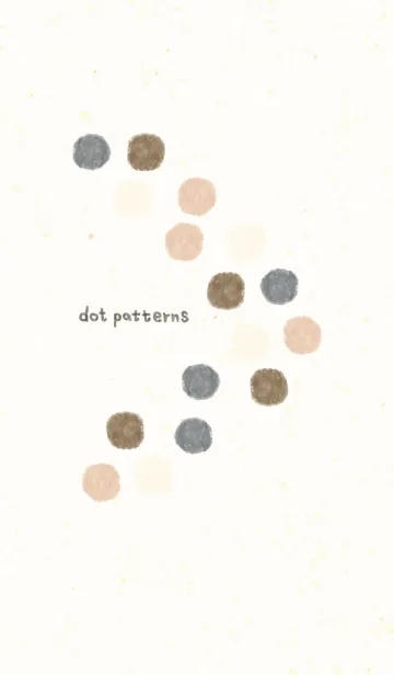 [LINE着せ替え] dot pattern22 - watercolor painting-の画像1