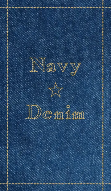 [LINE着せ替え] ネイビーデニム。の画像1