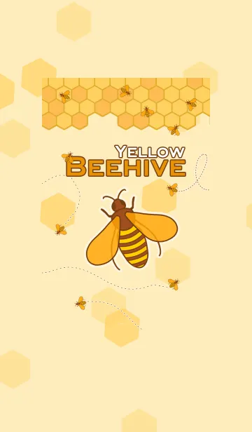 [LINE着せ替え] Yellow Beehiveの画像1