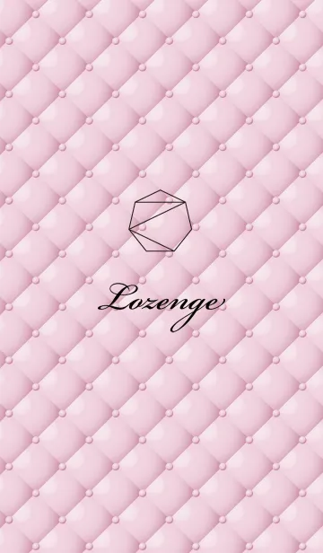 [LINE着せ替え] Lozenge-Pinkの画像1
