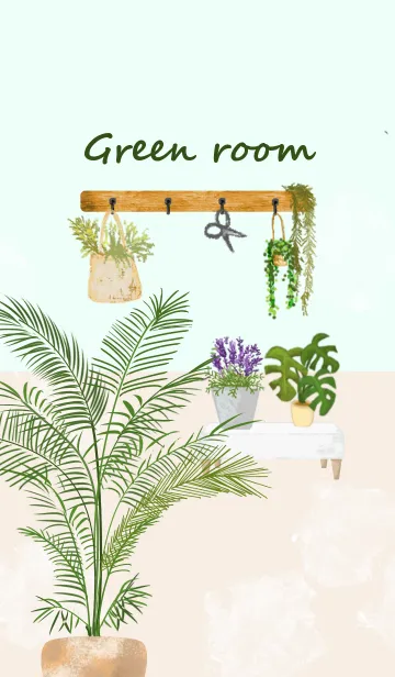 [LINE着せ替え] green palm treeの画像1