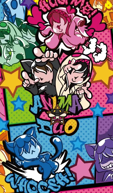 あにま★でゅお どれすあっぷのLINE着せ替え