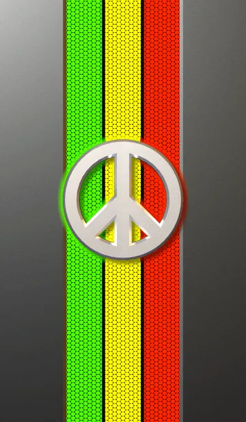 [LINE着せ替え] Rasta Glow Peaceの画像1