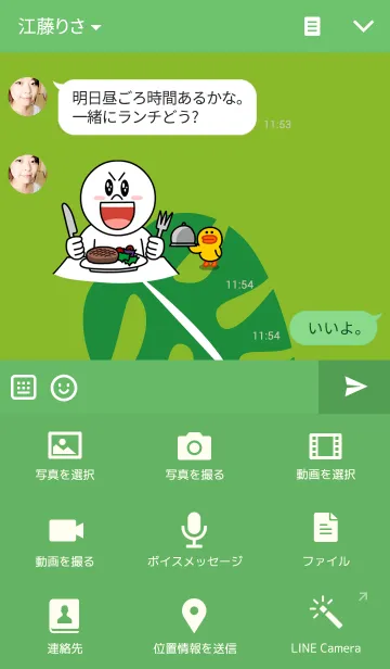 [LINE着せ替え] Monstera deliciosa.の画像4