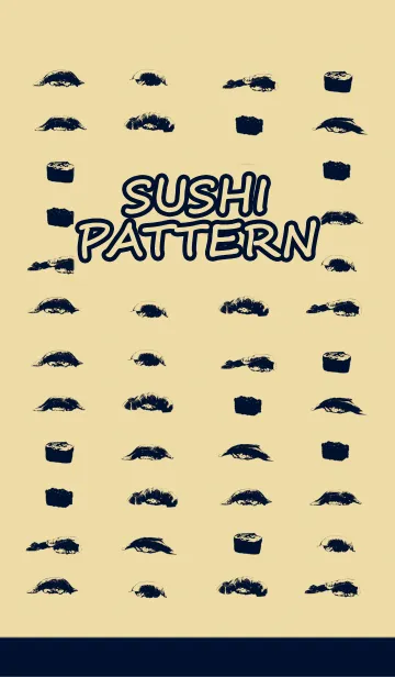 [LINE着せ替え] お寿司のドットの画像1