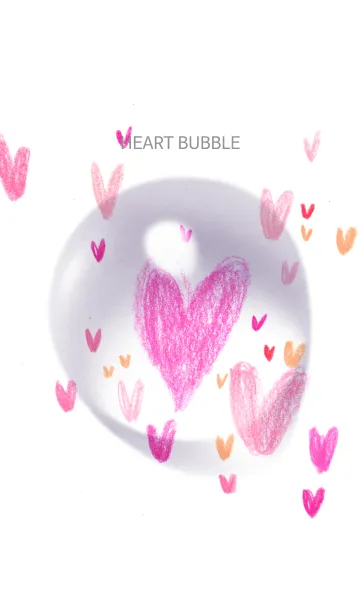 [LINE着せ替え] bubble heartの画像1