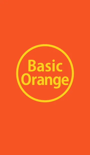 [LINE着せ替え] Basic Orangeの画像1