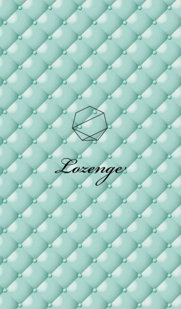 [LINE着せ替え] Lozenge-Blue and greenの画像1