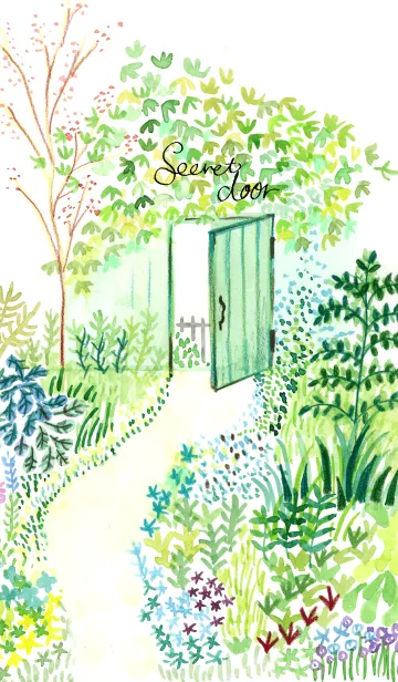 secret green doorのLINE着せ替え