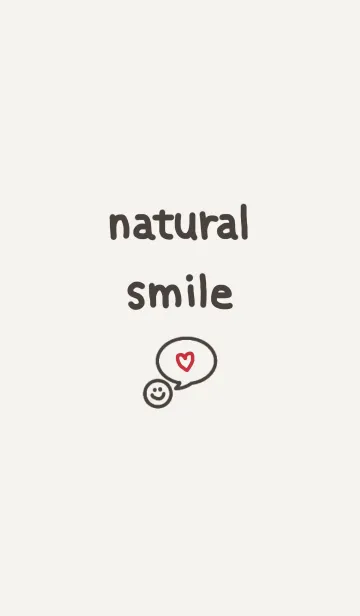 [LINE着せ替え] natural smileの画像1