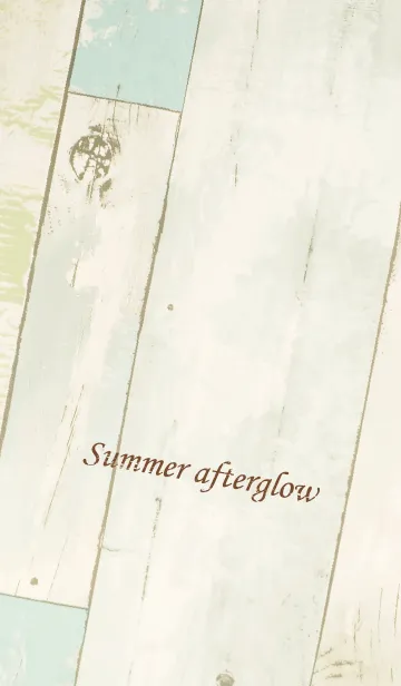 [LINE着せ替え] Summer afterglowの画像1