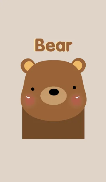 [LINE着せ替え] Bear theme v.2の画像1