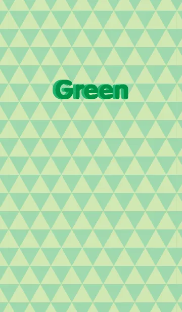 [LINE着せ替え] green triangle themeの画像1