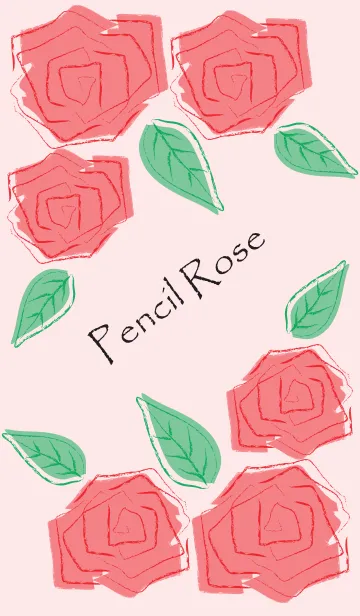 [LINE着せ替え] Pencil Roseの画像1