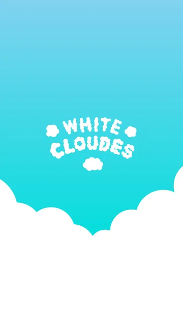 White clouds in the blue skyの着せ替えメイン画像