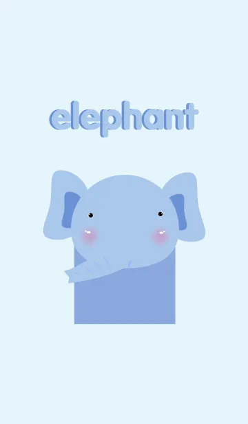 [LINE着せ替え] Simple elephant themeの画像1