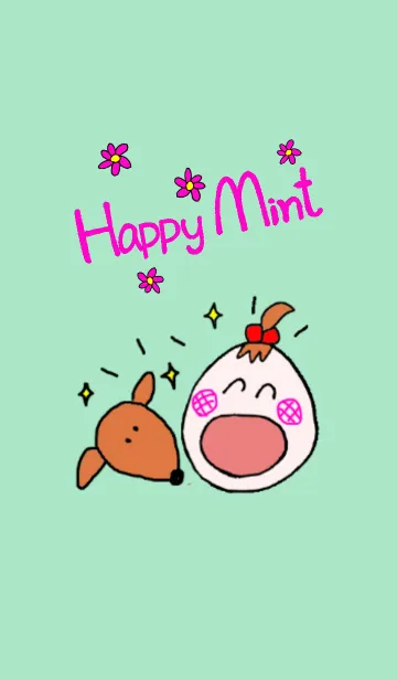 [LINE着せ替え] Happy Mintの画像1