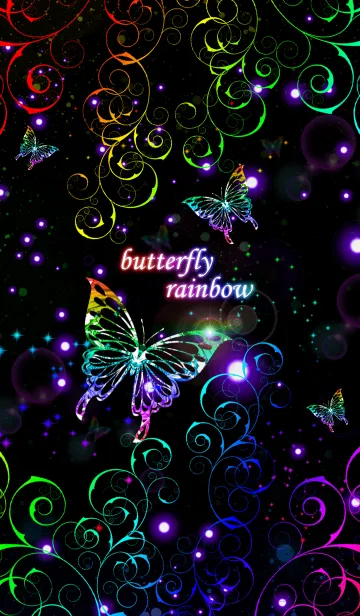 butterfly rainbowの着せ替えメイン画像