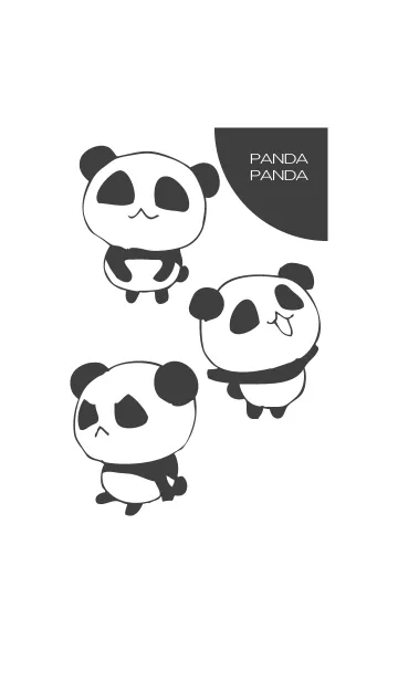 [LINE着せ替え] ぽんだぱんだの画像1