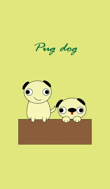 [LINE着せ替え] Pug dog themeの画像1