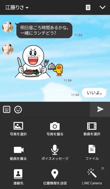 [LINE着せ替え] Sky Rooster～空の酉～の画像4