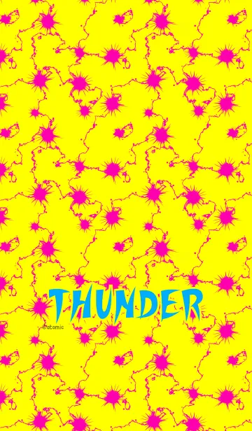 [LINE着せ替え] 落雷 <ビビッド>の画像1