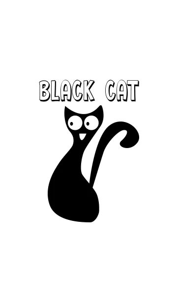 [LINE着せ替え] Black And Catの画像1