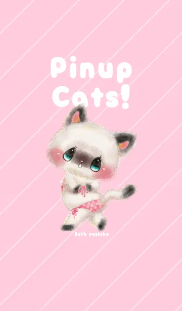[LINE着せ替え] ベスのpinup cats！の画像1