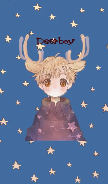 [LINE着せ替え] 鹿×少年の画像1
