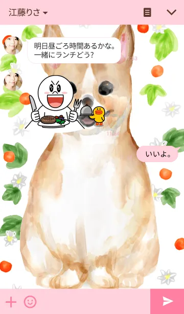 [LINE着せ替え] Corgi fanの画像3