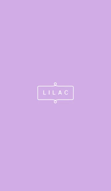Lilac < Light purple > simple themeの着せ替えメイン画像