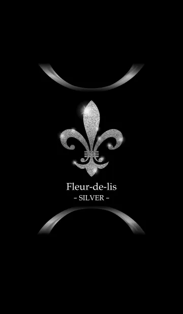 [LINE着せ替え] 百合の紋章 〜Fleur-de-lis SILVER〜の画像1