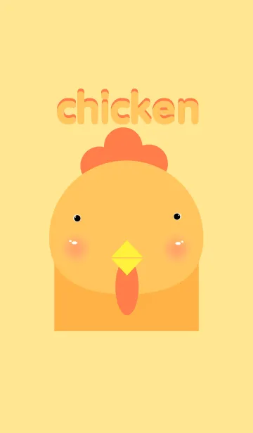 [LINE着せ替え] Simple chicken themeの画像1