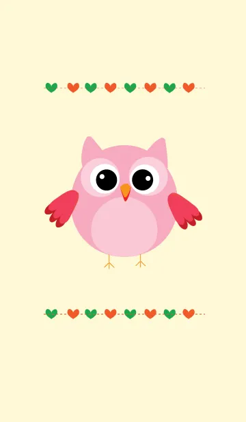 [LINE着せ替え] The owl theme v.1の画像1