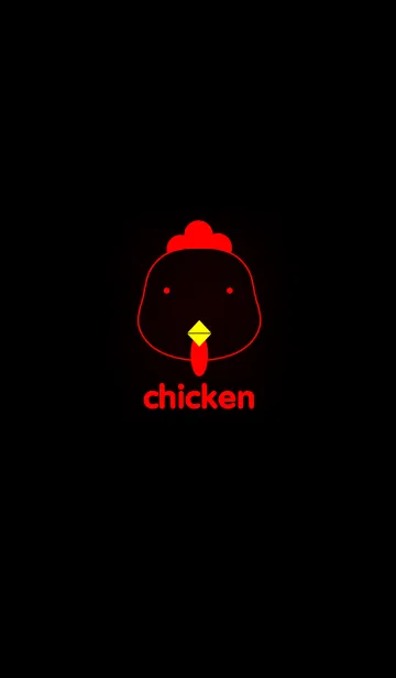 [LINE着せ替え] Red Chicken Lightの画像1