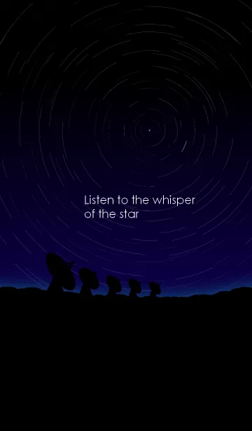 [LINE着せ替え] Listen to the whisper of the starの画像1