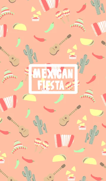[LINE着せ替え] Mexican fiesta+の画像1